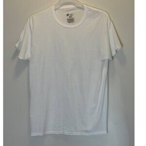Men Set of 6 White Tee Shirt  Size L